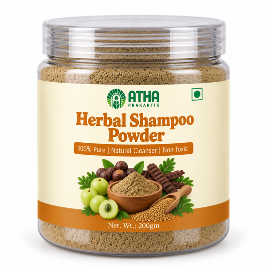 Atha Natural Herbal Shampoo Powder | Natural Hair and scalp Cleansing