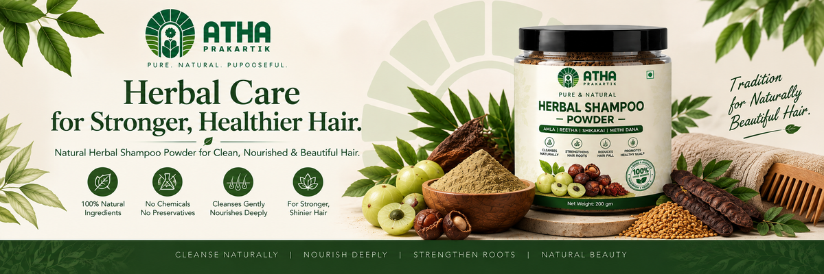 Atha Prakartik Herbal Shampoo Powder